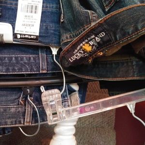 Men Jeans- Shirts-Name Brands 38x30